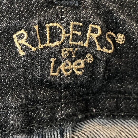 Riders By Lee Women's Jeans 22W Black Denim Mid Rise Skinny Classic Casual Y2K - Picture 9 of 16